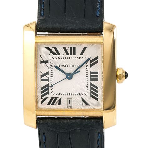 cartier tank wrist watch|pre owned cartier tank watches.